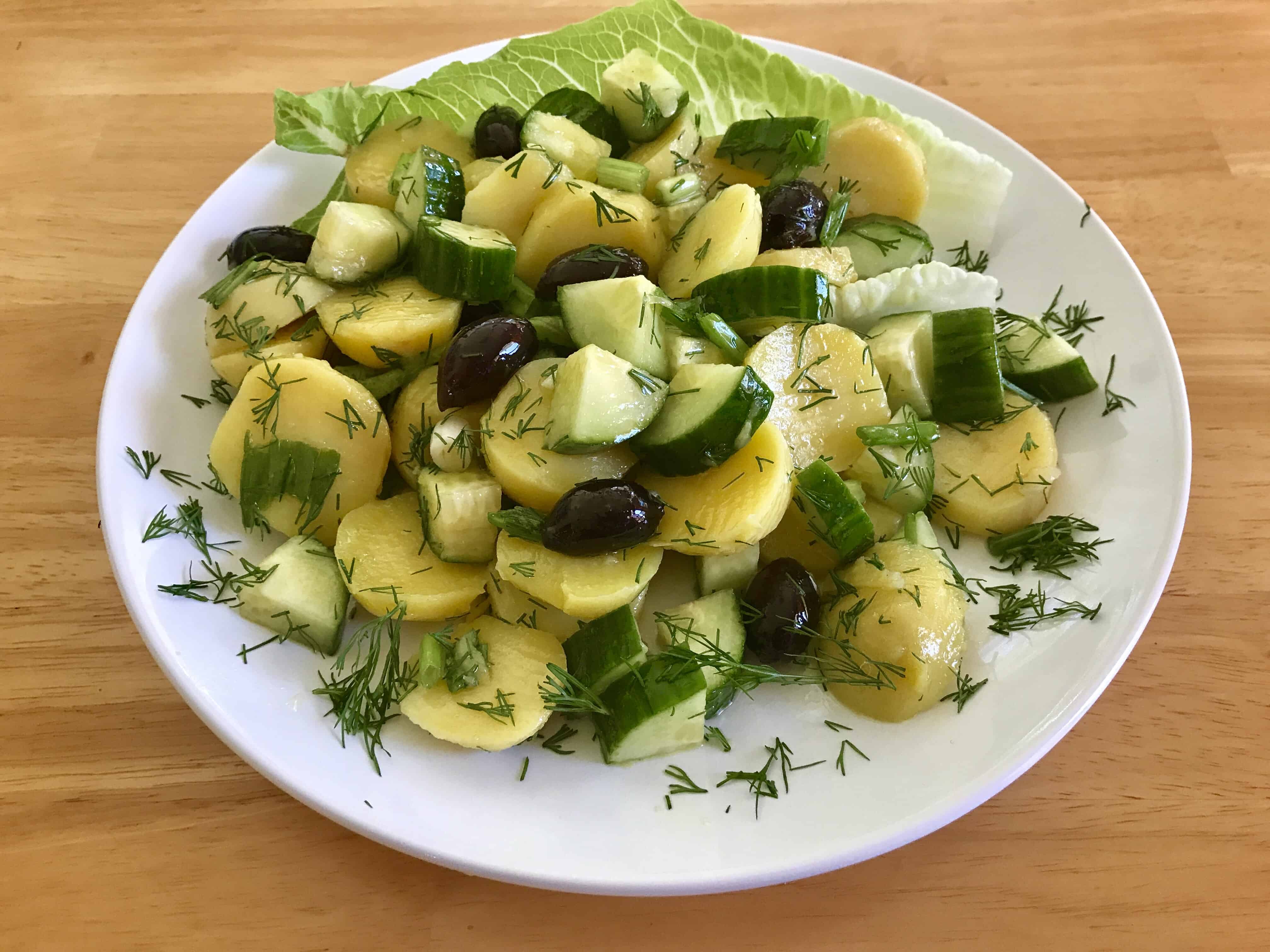 Dill potato salad, typical in most Mediterranean countries. It's served as a side dish to grilled meats