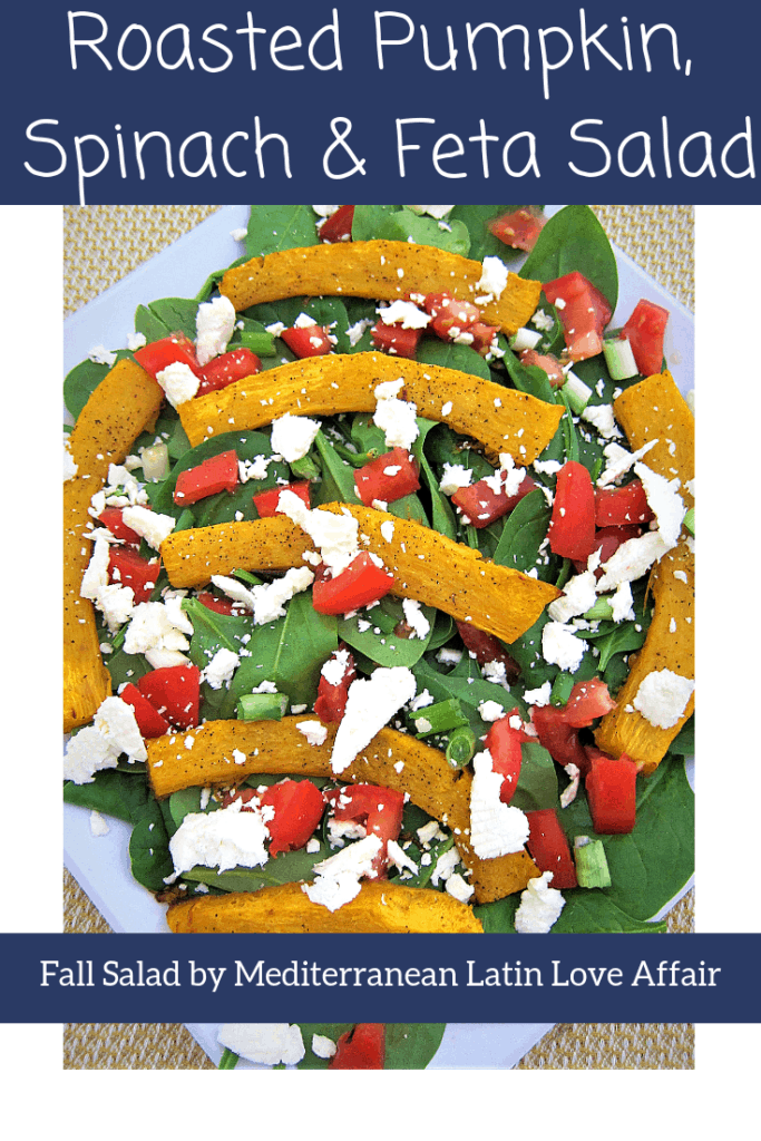 Roasted pumpkin, spinach and feta salad - Perfect Fall Salad