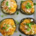 Cauliflower Puree Stuffed Peppers
