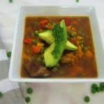 Instant Pot Green Peas, Sweet Potatoes and Meat Stew