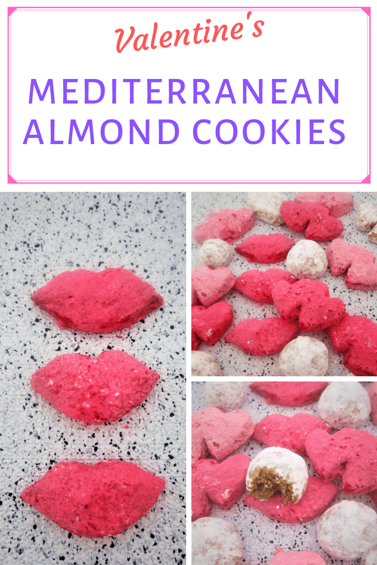 Valentine's Day Mediterranean Almond Cookies