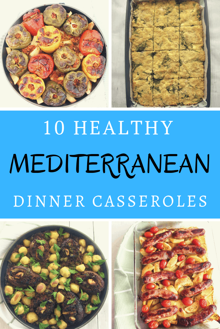 A roundup of 10 delicious and healthy Mediterranean Dinner Casseroles. Several of them are Albanian inspired recipes 