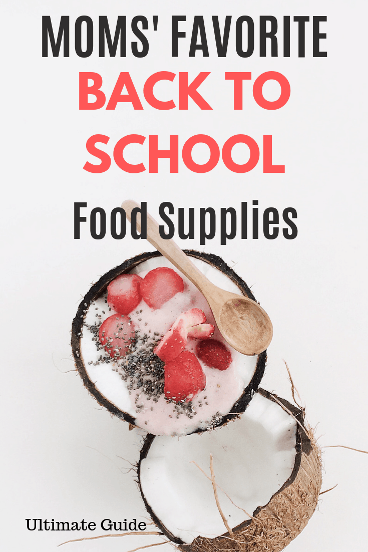 List of Food Supplies for Back to School - Moms' Favorites!! True and tried items like lunch boxes, lunch containers, water bottles etc. 