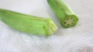 How to cut Okra?