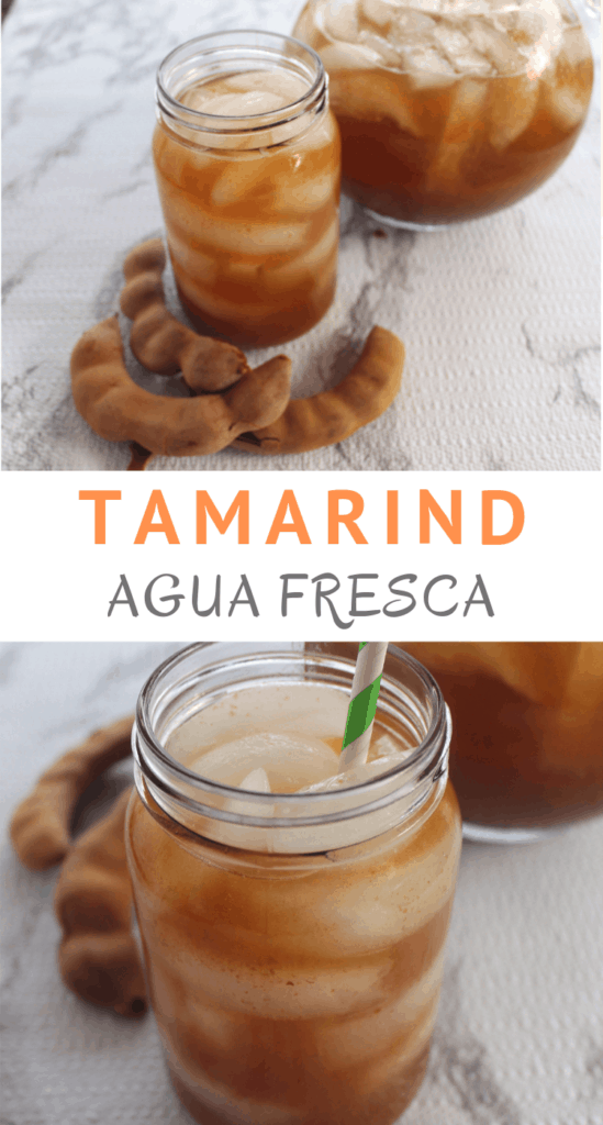 Homemade, refreshing Tamarind Agua Fresca