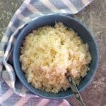 Simple side dish recipe: Olive Oil & Garlic Jasmine Rice