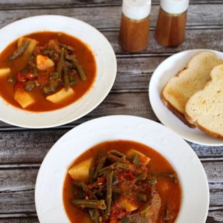 Green Beans Stew with Beef