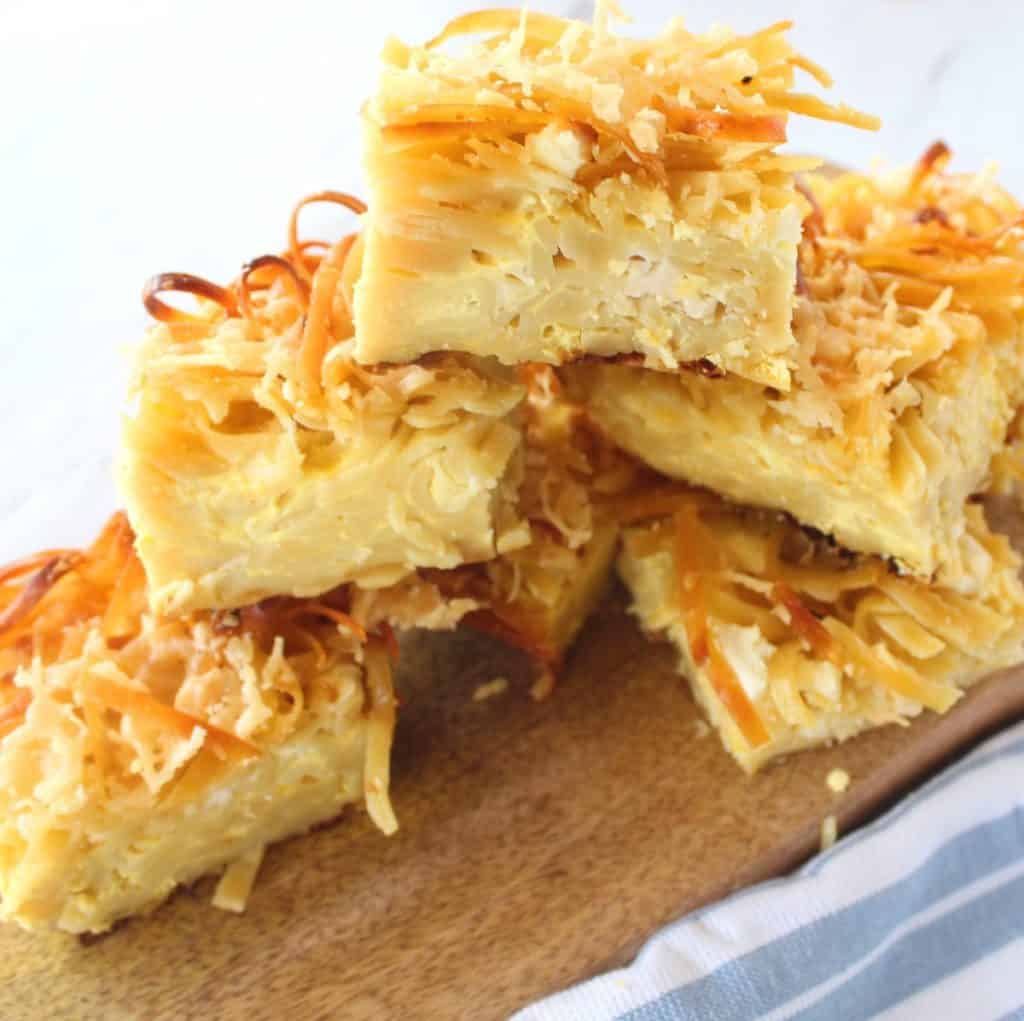 Baked Fettuccine Casserole With Feta Cheese (Albanian Pastiço) Mediterranean Latin Love Affair