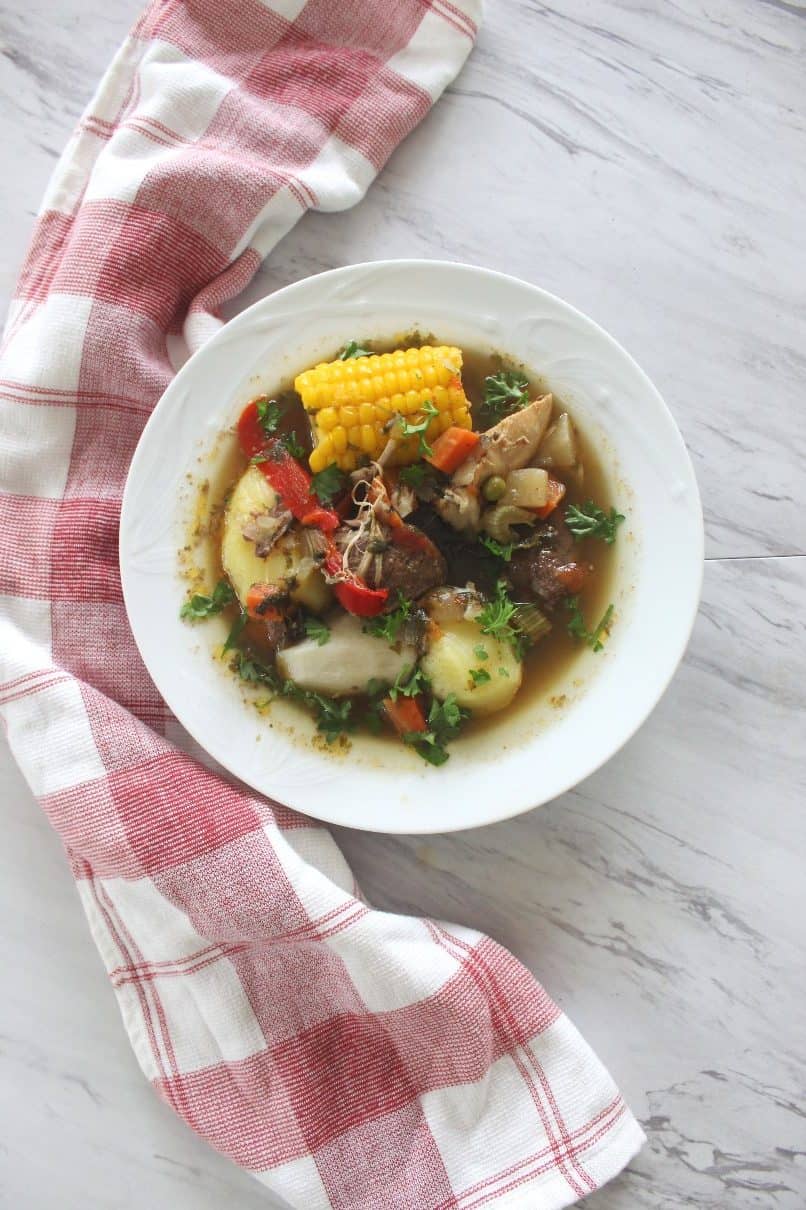This Bolivian Picana inspired soup is a traditional soup for Christmas Eve dinner (Nochebuena) in Bolivia, but I can honestly eat this anytime. 