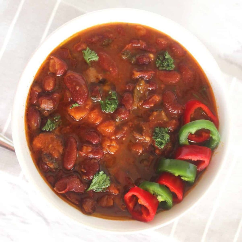Instant Pot Red Kidney Beans Soup [V] Mediterranean Latin Love Affair