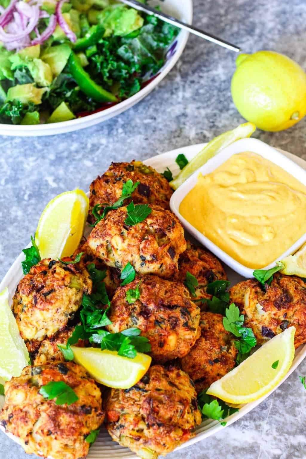 Cod Fish Cakes - Mediterranean Latin Love Affair