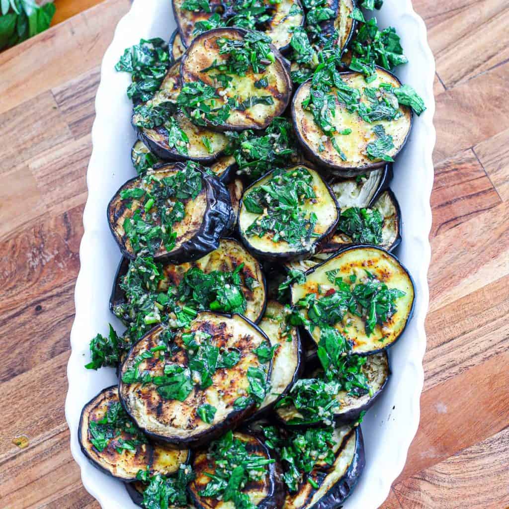 Grilled Eggplants Mediterranean Latin Love Affair